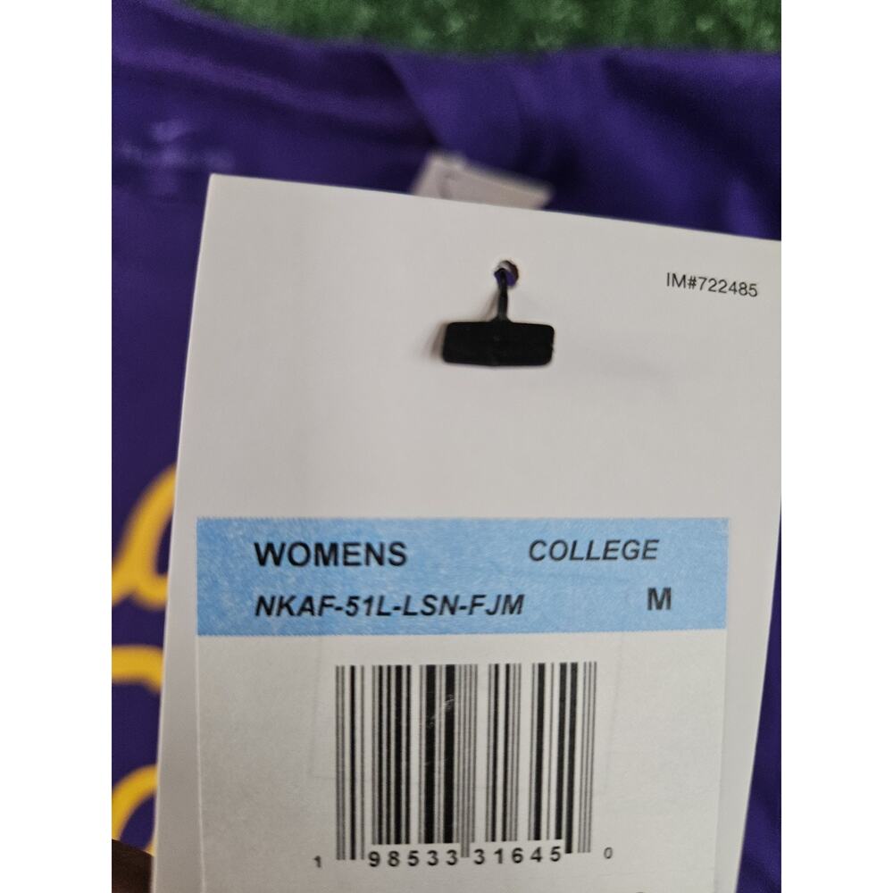 NWT Nike Womens LSU Tigers Script Over Logo Purple T-Shirt Size Medium - Picture 7 of 9